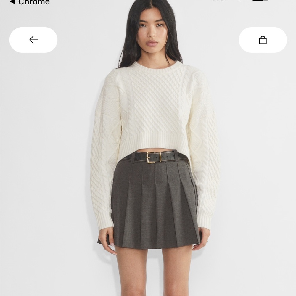 Sunday Best Cropped Sweater